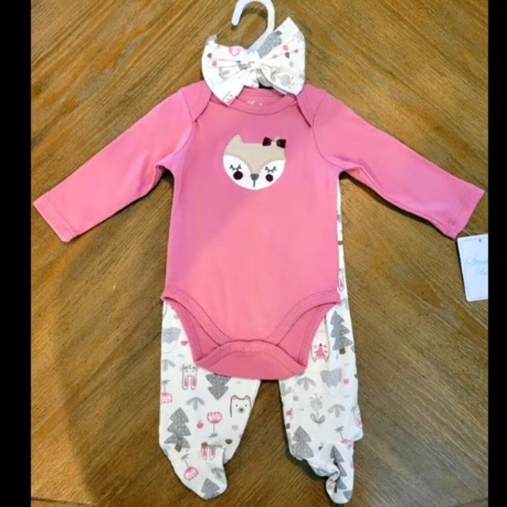 Baby Girls Outfit with Bow 6 Months